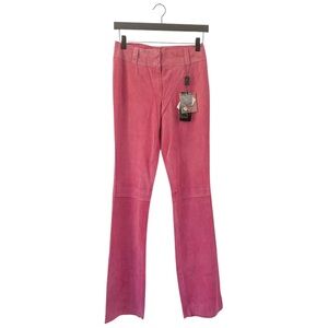 NEW Dolce & Gabbana Flare Leather Pants